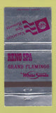 Matchbook Cover - Reno Spa Resort Las Vegas NV Honolulu WEAR 30 Strike