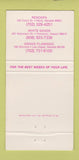 Matchbook Cover - Reno Spa Resort Las Vegas NV Honolulu WEAR 30 Strike