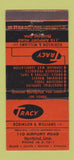 Matchbook Cover - Tracy Robinson Williams Hartford CT supply 30 Stick