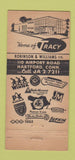 Matchbook Cover - Tracy Robinson Williams Hartford CT supply 30 Stick