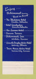 Matchbook Cover - Schimmel's Inn Omaha NE 30 Strike