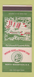 Matchbook Cover - Indian Head and Shadow Lake North Woodstock NH 30 Strike