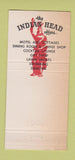Matchbook Cover - Indian Head and Shadow Lake North Woodstock NH 30 Strike