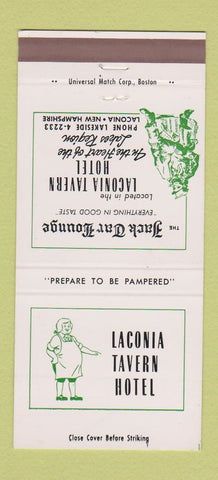 Matchbook Cover - Laconia Tavern Hotel NH 30 Strike