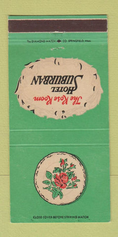 Matchbook Cover - Hotel Suburban East Orange NJ 30 Strike