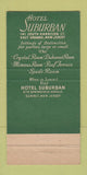 Matchbook Cover - Hotel Suburban East Orange NJ 30 Strike