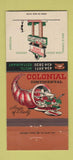 Matchbook Cover - Colonial Inn Lincoln NE Horn of Plenty 30 Strike