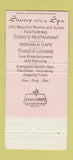 Matchbook Cover - Savery Hotel Spa Des Moines IA 30 Strike