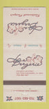 Matchbook Cover - La Bergerie Alexandria VA French Restaurant 30 Strike