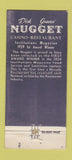 Matchbook Cover - Dick Graves' Nugget Casino Sparks NV 30 Strike