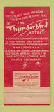 Matchbook Cover - Thunderbird Hotel Las Vegas NV casino 30 Strike