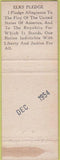 Matchbook Cover - Matchbook Cover Elks Club Sterling IL