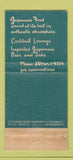 Matchbook Cover Yamato Sukiyaki Japanese San Francisco CA WEAR 21 Strike Feature