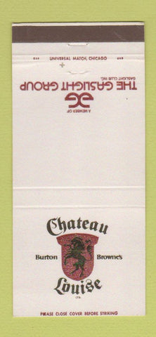 Matchbook Cover - Chateau Louise Dundee IL 30 Strike