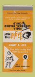 Matchbook Cover - Cerebral Palsy Light A Life Huron SD WEAR 30 Strike