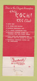 Matchbook Cover - Kochi Motel Yankton SD 30 Strike