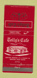 Matchbook Cover - Tally's Cafe Beresford SD 30 Strike