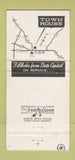Matchbook Cover - Town House Motor Hotel Columbia SC 30 Strike