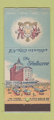 Matchbook Cover - Shelburne Hotel Atlantic City NJ 30 Stick