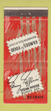Matchbook Cover - Sammy Safferin's Steak House Detroit MI 30 Strike