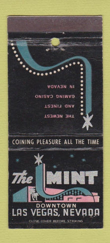 Matchbook Cover - Mint Casino Las Vegas NV 30 Stick