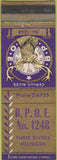 Matchbook Cover - Matchbook Cover Elks Club Three Rivers MI ERST