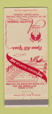 Matchbook Cover - Atlantic Towers Hotel Miami Beach FL 30 Strike