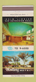 Matchbook Cover - Monterey Motel Detroit MI 30 Strike