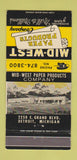 Matchbook Cover - Mid West Paper Products Detroit MI 30 Strike