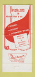 Matchbook Cover - Owens Welding Company Detroit MI Hazel Park 30 Strike