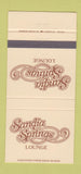 Matchbook Cover - Sandia Springs Lounge Holiday Inn Albuquerque NM 30 Strike