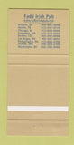 Matchbook Cover - Fado Irish Pub CHAIN 30 Strike