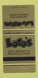Matchbook Cover Loco Motions Pocatello ID Cassidy's Restaurant SAMPLE 30 Strike