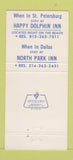 Matchbook Cover - Plantation Inn Golf Resort Crystal River FL 30 Strike