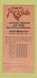 Matchbook Cover - The Casbah Holiday Inn Tampa FL WEAR 30 Strike