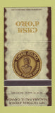 Matchbook Cover - Casa D Oro Niagara Falls ON 30 Strike
