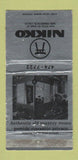 Matchbook Cover - Nikko Japanese Restaurant San Francisco CA WORN 30 Strike