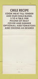 Matchbook Cover - Mexican Chile Supply Fort Worth TX WEAR 30 Strike