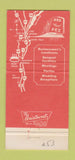 Matchbook Cover - Red Fez Restaurant Shriners Glens Falls NY 30 Strike