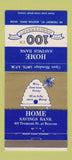 Matchbook Cover - Home Savings Bank Boston MA 1969 WEAR 30 Strike