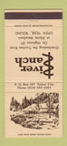 Matchbook Cover - River Ranch Tahoe City CA 30 Strike
