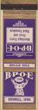 Matchbook Cover - Matchbook Cover Elks Club Grinnell IA