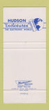 Matchbook Cover - Hudson Tool and Die Newark NJ 1965 30 Strike