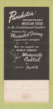 Matchbook Cover - Panchito's San Gabriel CA Mexican Food 30 Strike