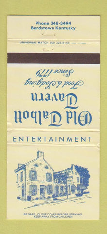 Matchbook Cover - Old Talbott Tavern Bardstown KY WEAR 30 Strike