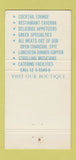 Matchbook Cover - Athena East Restaurant New York City 30 Strike