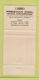Matchbook Cover - Orient Coal FR Frost Mann St Joseph MO 30 Strike