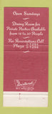 Matchbook Cover - L' Aiglon Restaurant New York City 30 Strike