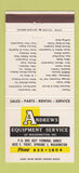 Matchbook Cover - Andrews Eqiupment Service Spokane WA 30 Strike