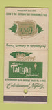 Matchbook Cover - The Cove Restaurnt Tallyho Los Angeles CA 30 Strike